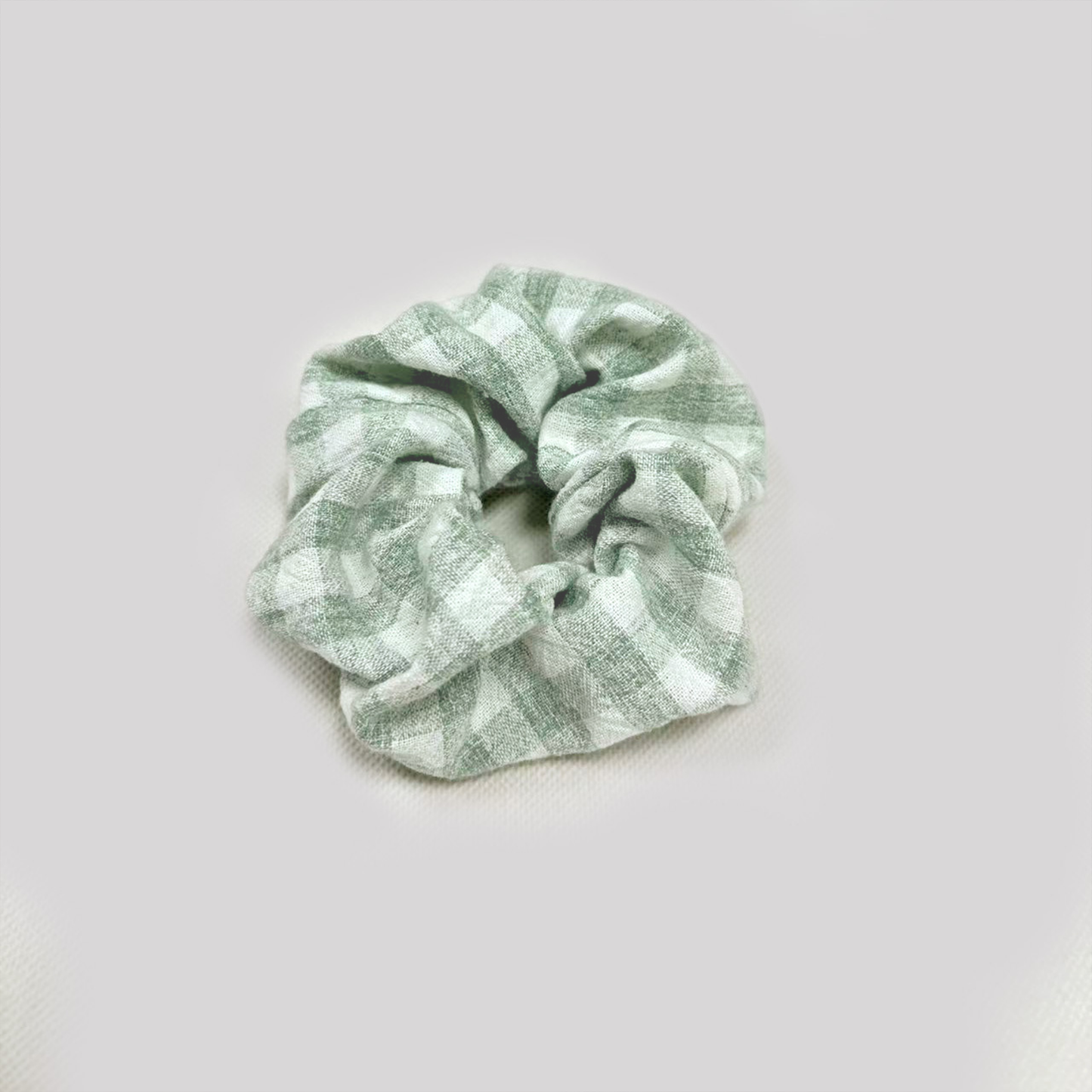 Destined to Bloom Gingham Scrunchie