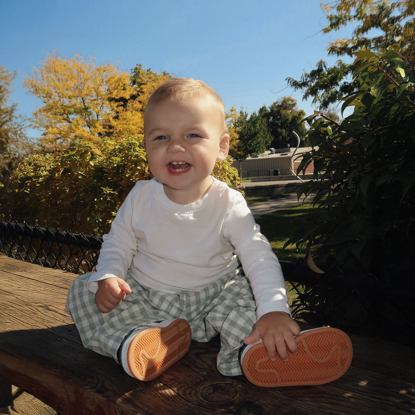 Destined to Bloom Kids Gingham Pants