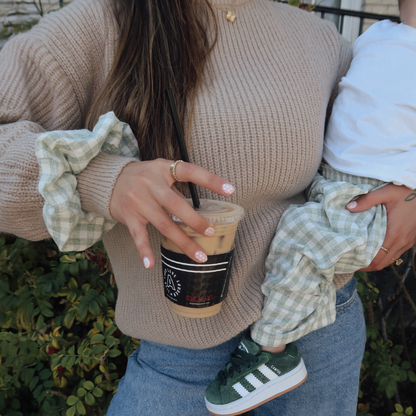 Destined to Bloom Gingham Scrunchie