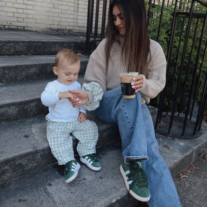 Destined to Bloom Kids Gingham Pants