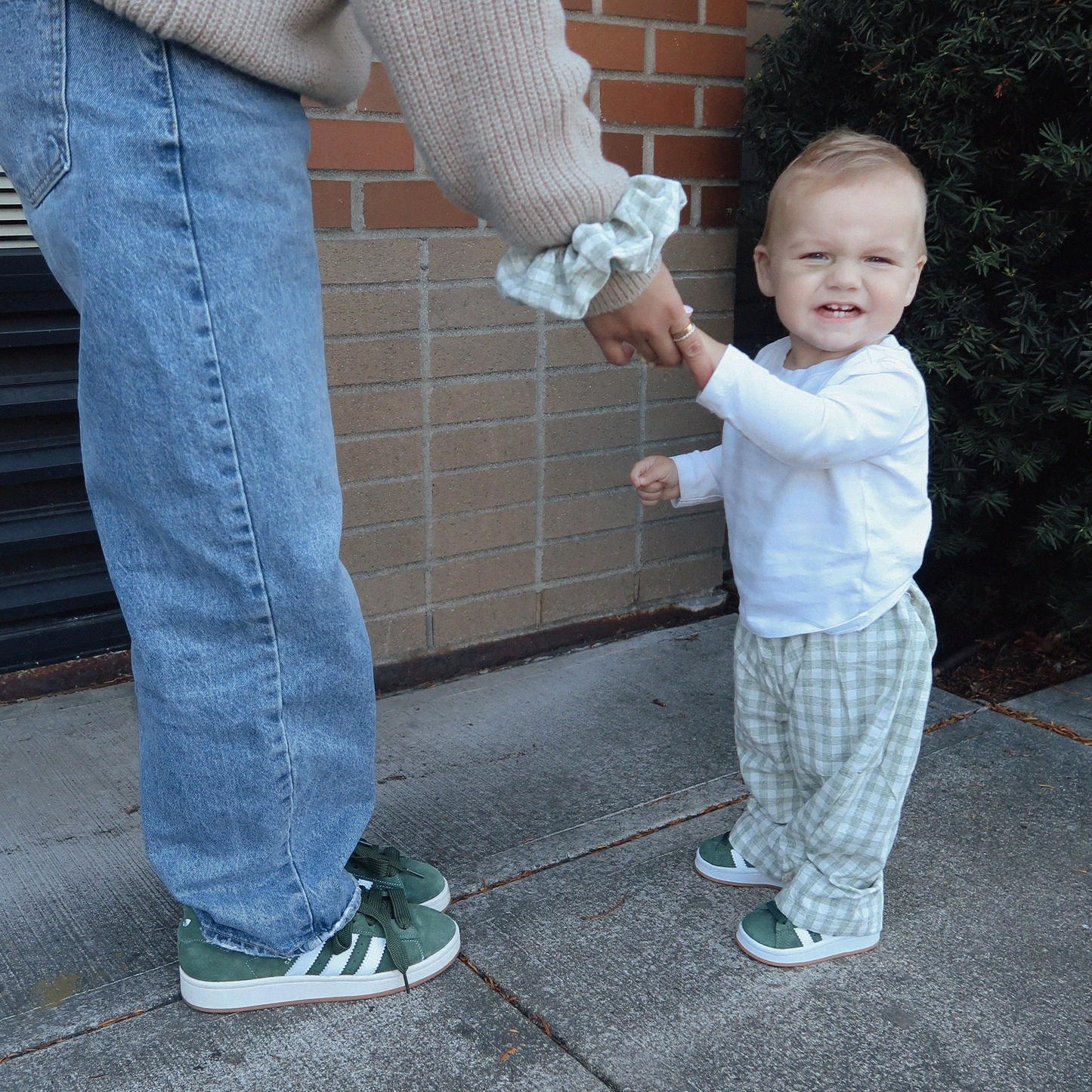 Destined to Bloom Kids Gingham Pants