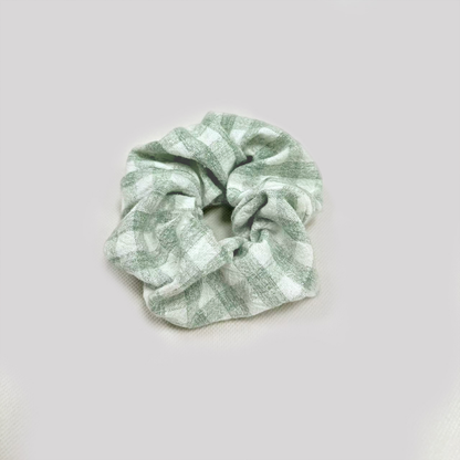 Destined to Bloom Gingham Scrunchie