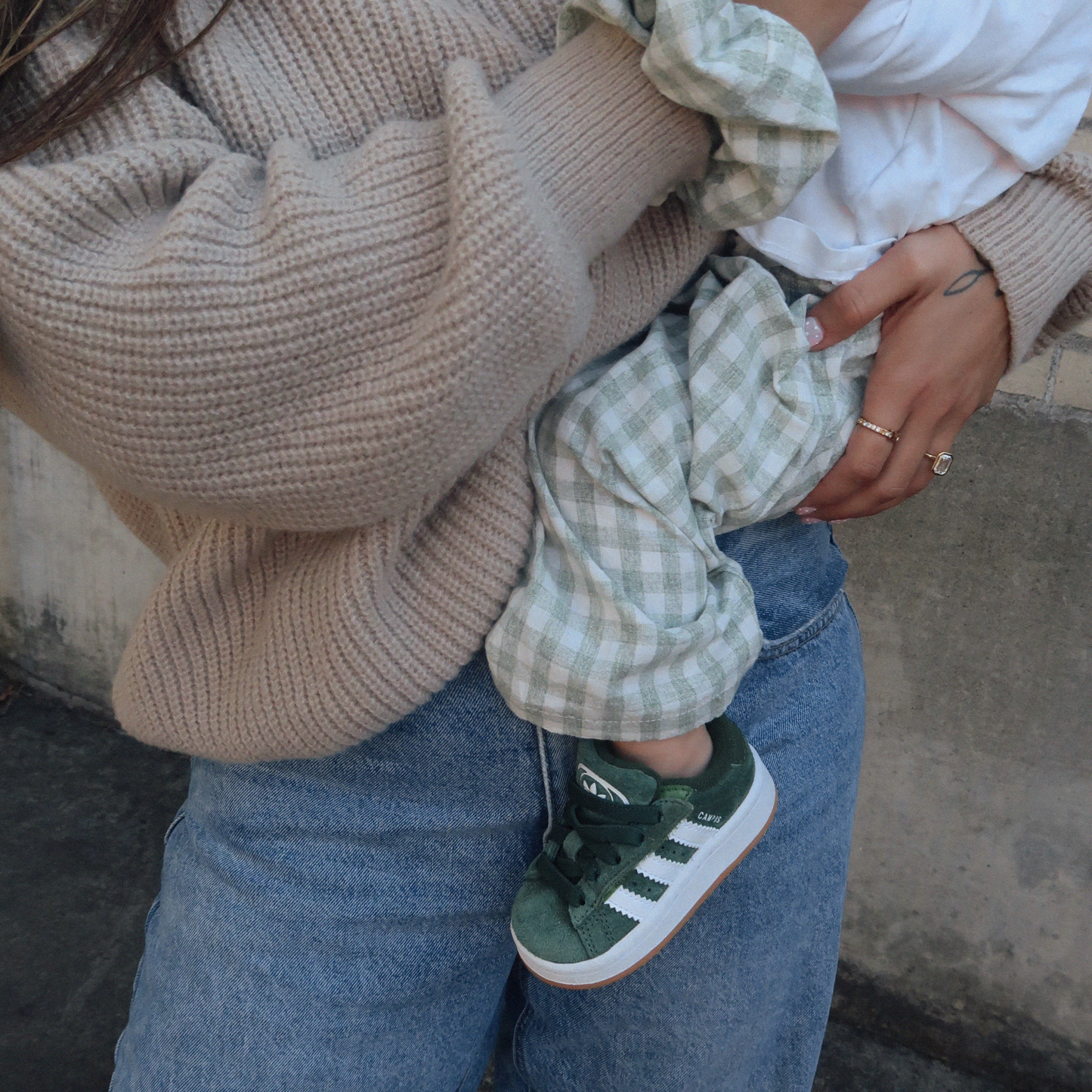 Destined to Bloom Kids Gingham Pants